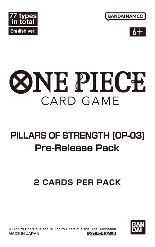 Image for Pillars of Strength - Pre-Release Pack - One Piece Card Game