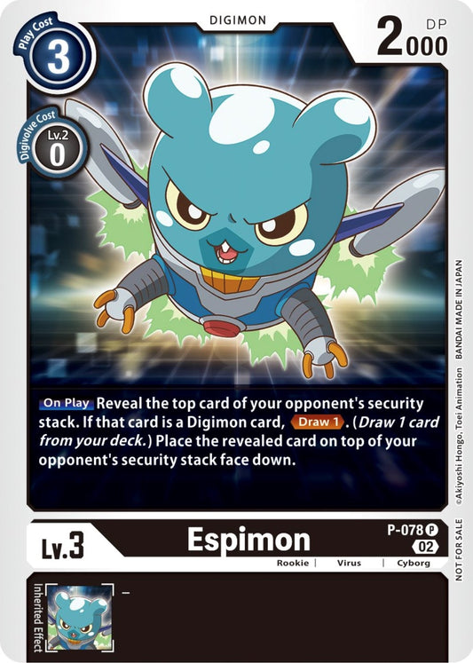 Image for Espimon - P-078 (Versus Royal Knight Booster Pre-Release) (P-078) (D-PR) - Digimon Card Game