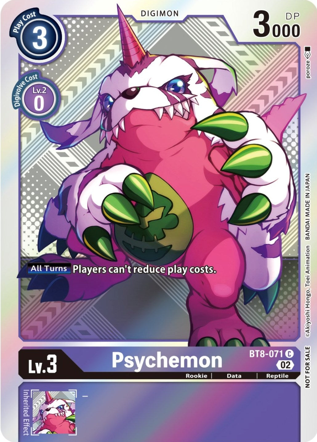 Image for Psychemon (Versus Royal Knight Booster Pre-Release) (BT8-071 C) (BT08) - Digimon Card Game