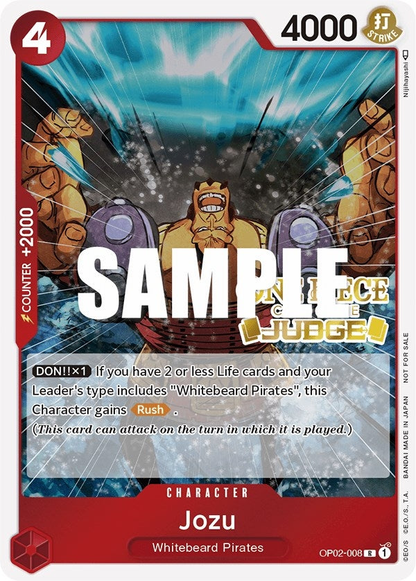 Image for Jozu (Judge) (OP02-008) (OP-PR) - One Piece Card Game