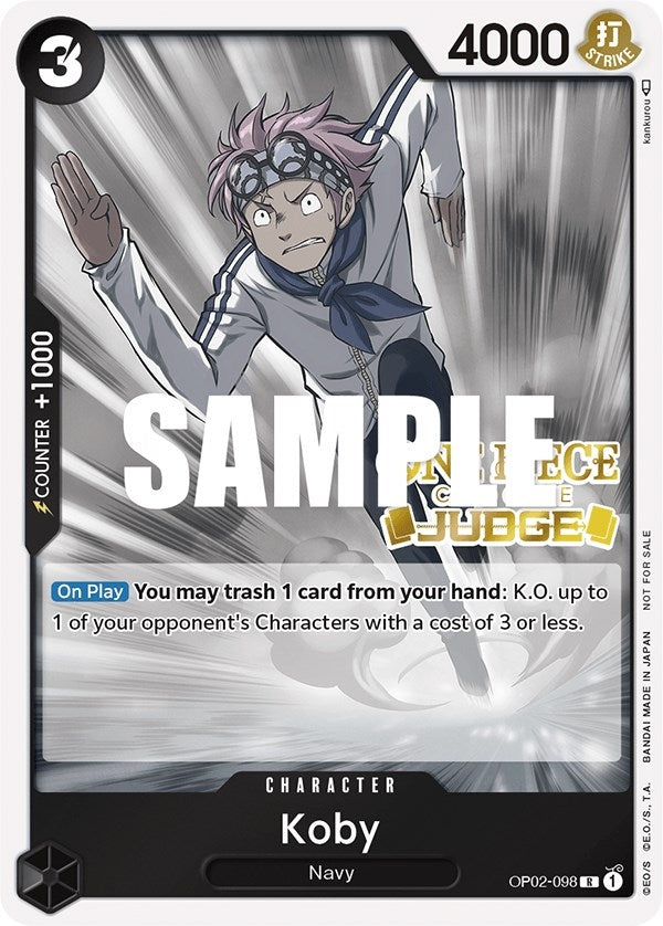 Image for Koby (Judge) (OP02-098) (OP-PR) - One Piece Card Game