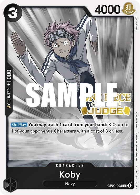 Image for Koby (Judge) (OP02-098) (OP-PR) - One Piece Card Game