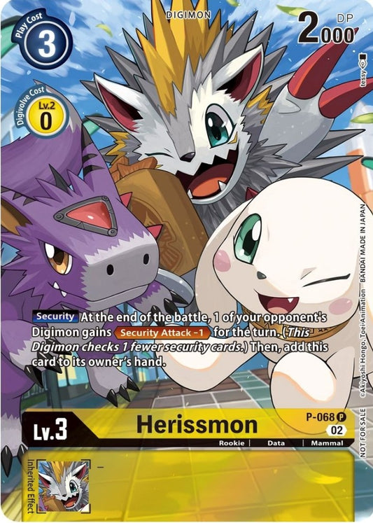 Image for Herissmon - P-068 (Official Tournament Pack Vol.10) (P-068 P) (D-PR) - Digimon Card Game