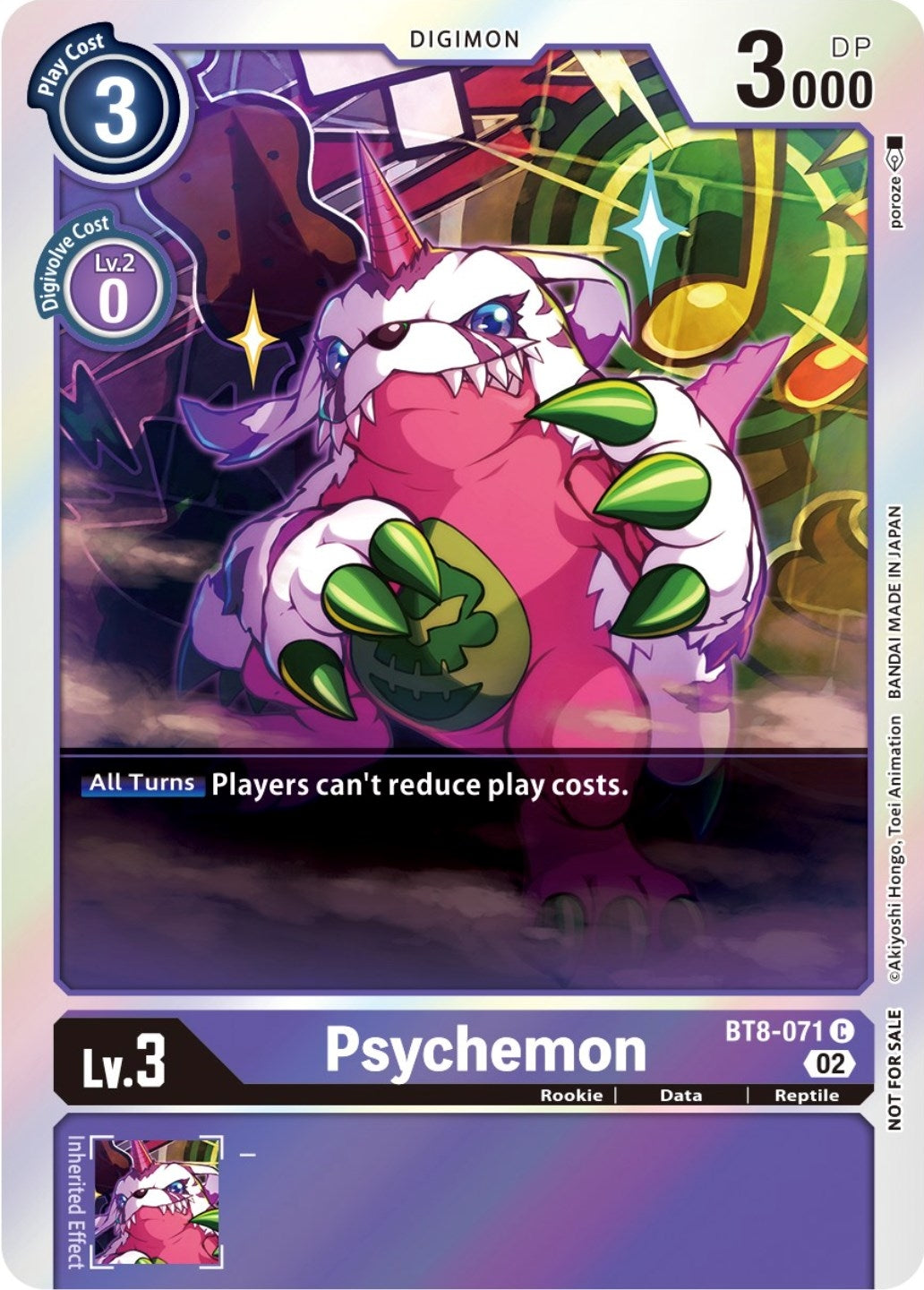 Image for Psychemon (Winner Pack Royal Knights) (BT8-071 C) (BT08) - Digimon Card Game