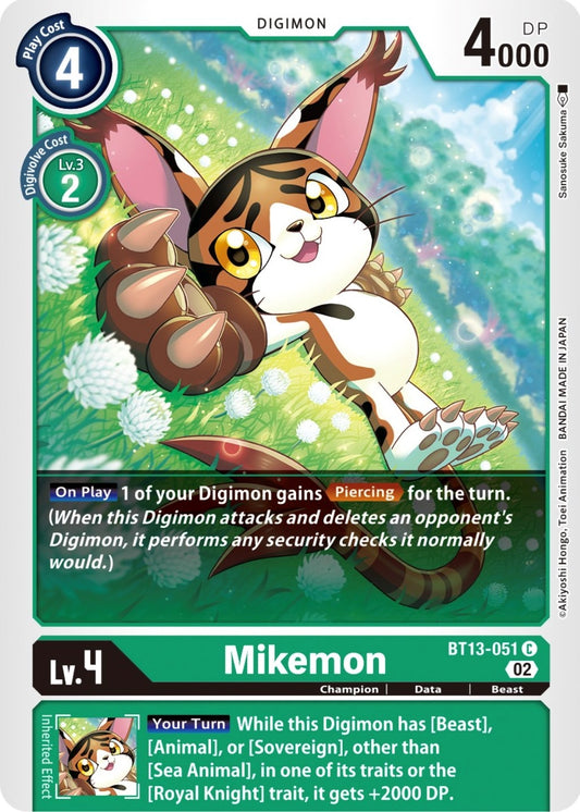 Image for Mikemon (BT13-051 C) (BT13) - Digimon Card Game