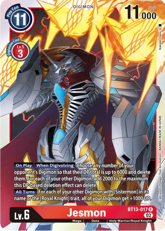 Image for Jesmon (BT13-017 R) (BT13) - Digimon Card Game