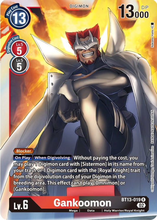 Image for Gankoomon (BT13-019 R) (BT13) - Digimon Card Game