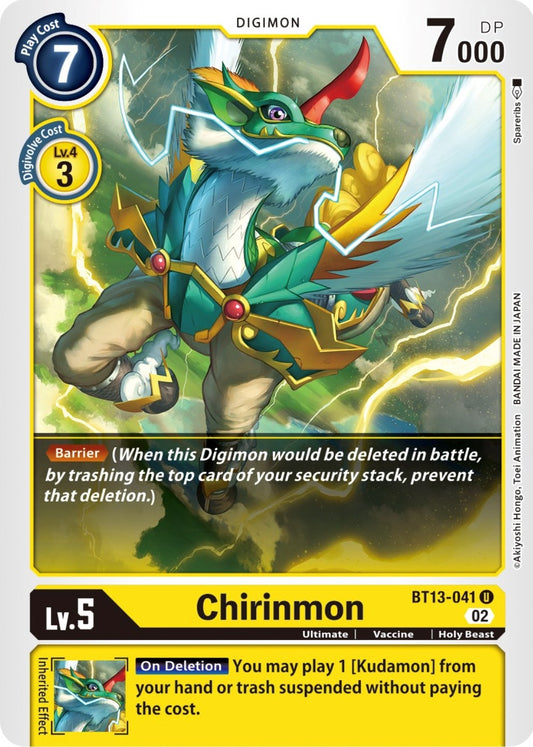 Image for Chirinmon (BT13-041 U) (BT13) - Digimon Card Game