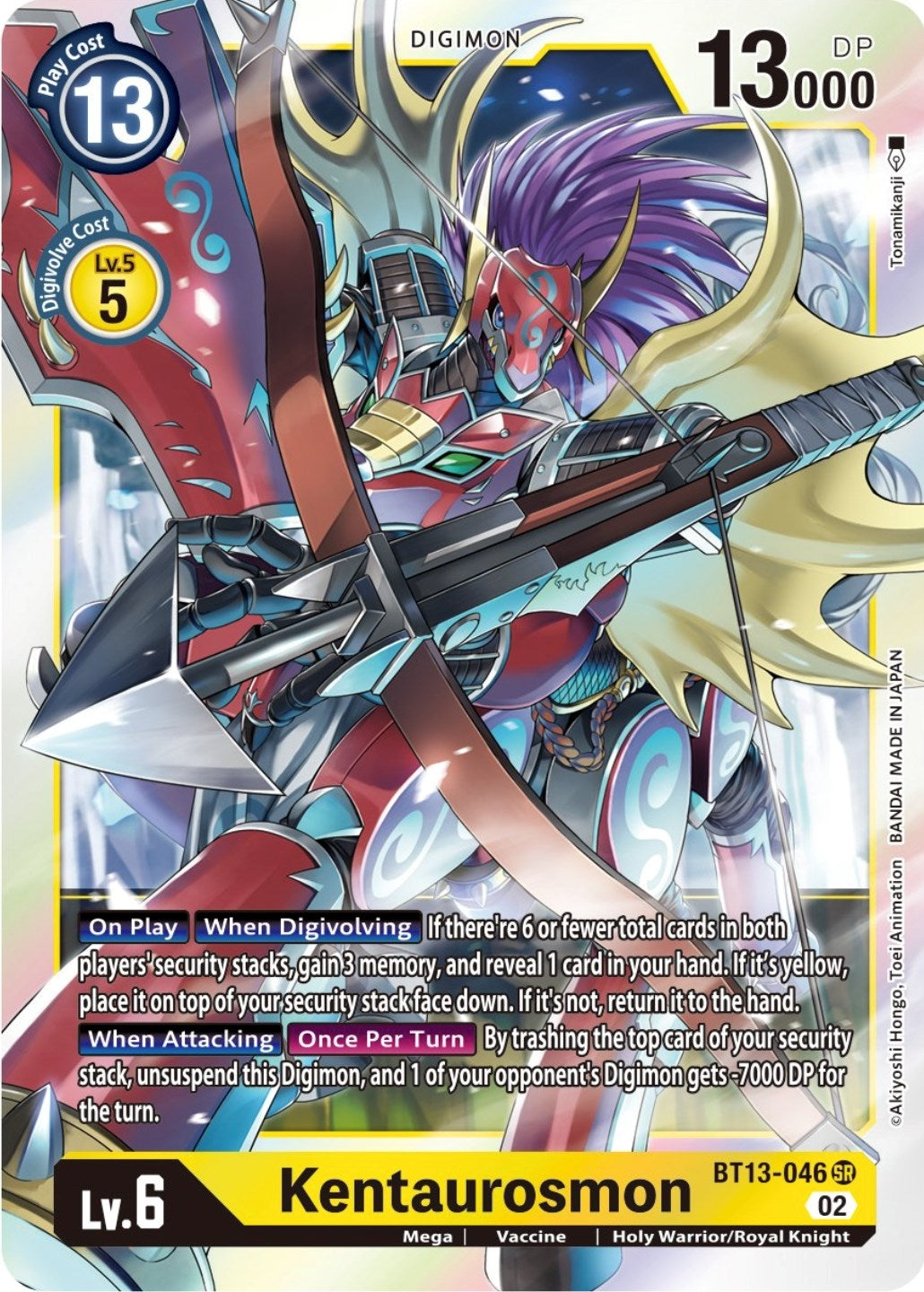 Image for Kentaurosmon (BT13-046 SR) (BT13) - Digimon Card Game