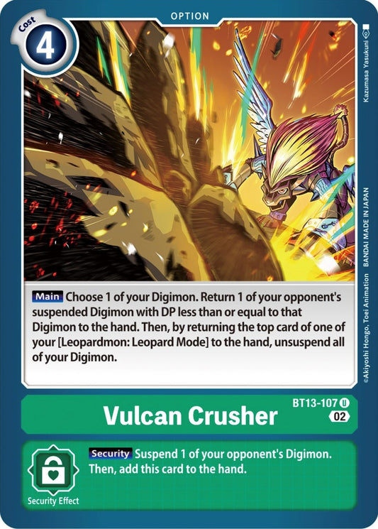 Image for Vulcan Crusher (BT13-107 U) (BT13) - Digimon Card Game
