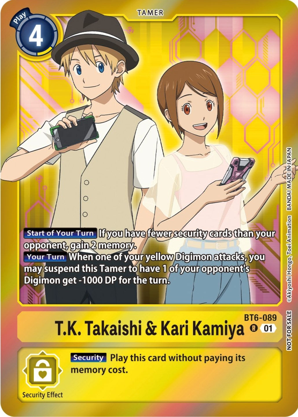 Image for T.K. Takaishi & Kari Kamiya (Event Pack 5) (BT6-089 R) (BT06) - Digimon Card Game
