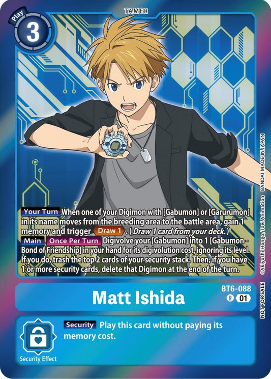 Image for Matt Ishida (Event Pack 5) (BT6-088 R) (BT06) - Digimon Card Game