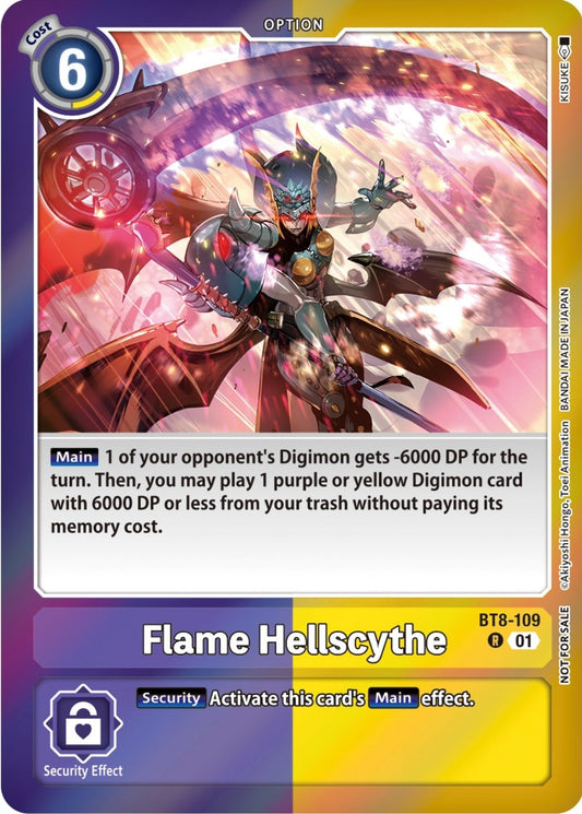 Image for Flame Hellscythe (Event Pack 5) (BT8-109 R) (BT08) - Digimon Card Game