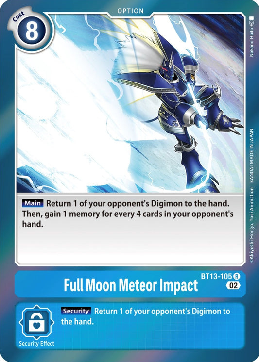 Image for Full Moon Meteor Impact (BT13-105 R) (BT13) - Digimon Card Game