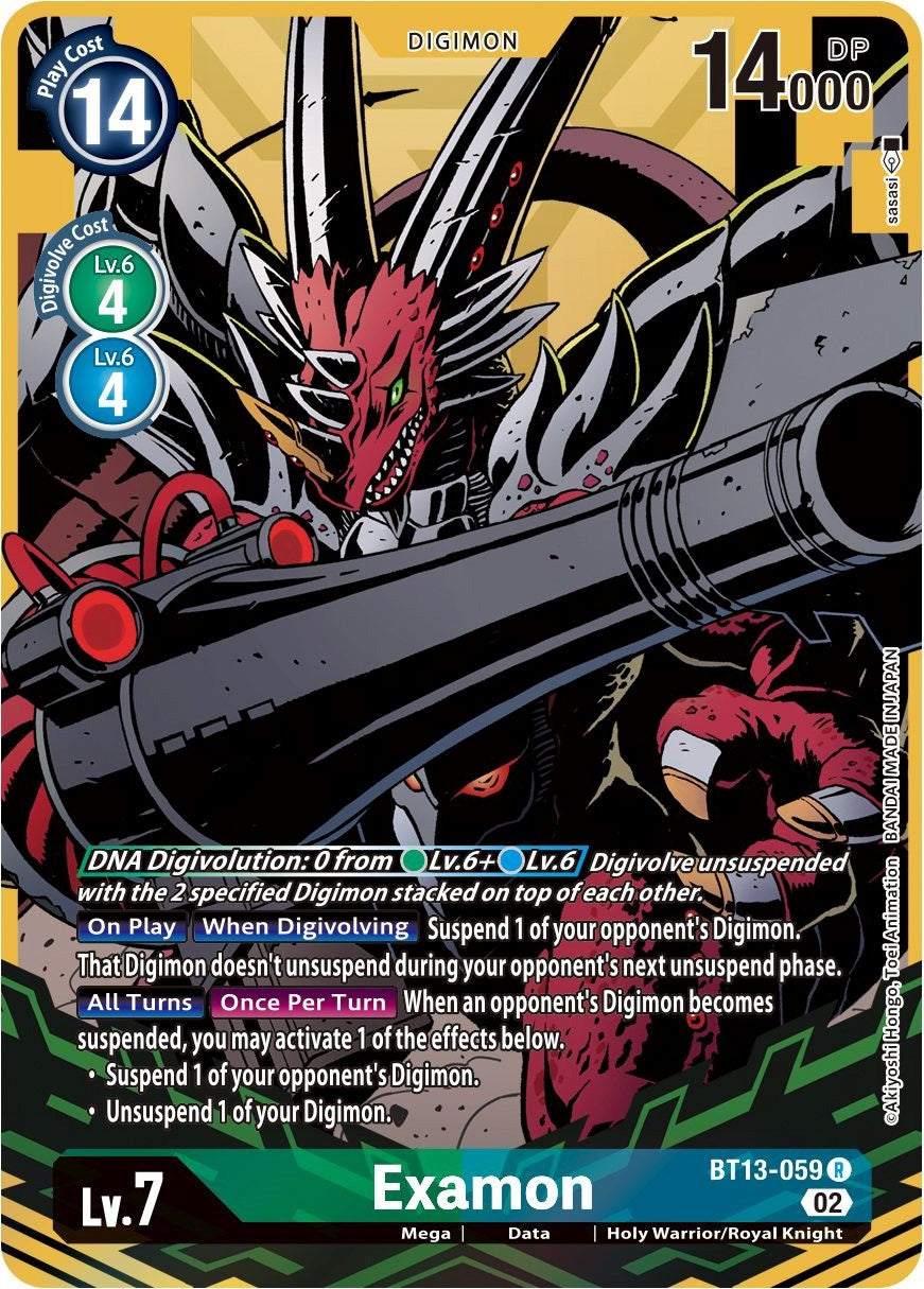 Image for Examon (Alternate Art) (BT13-059 R) (BT13) - Digimon Card Game