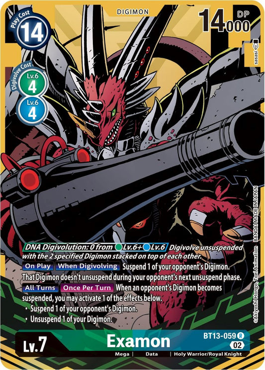 Image for Examon (Alternate Art) (BT13-059 R) (BT13) - Digimon Card Game