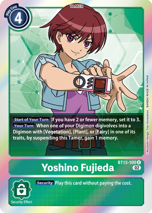 Image for Yoshino Fujieda (BT13-100 R) (BT13) - Digimon Card Game