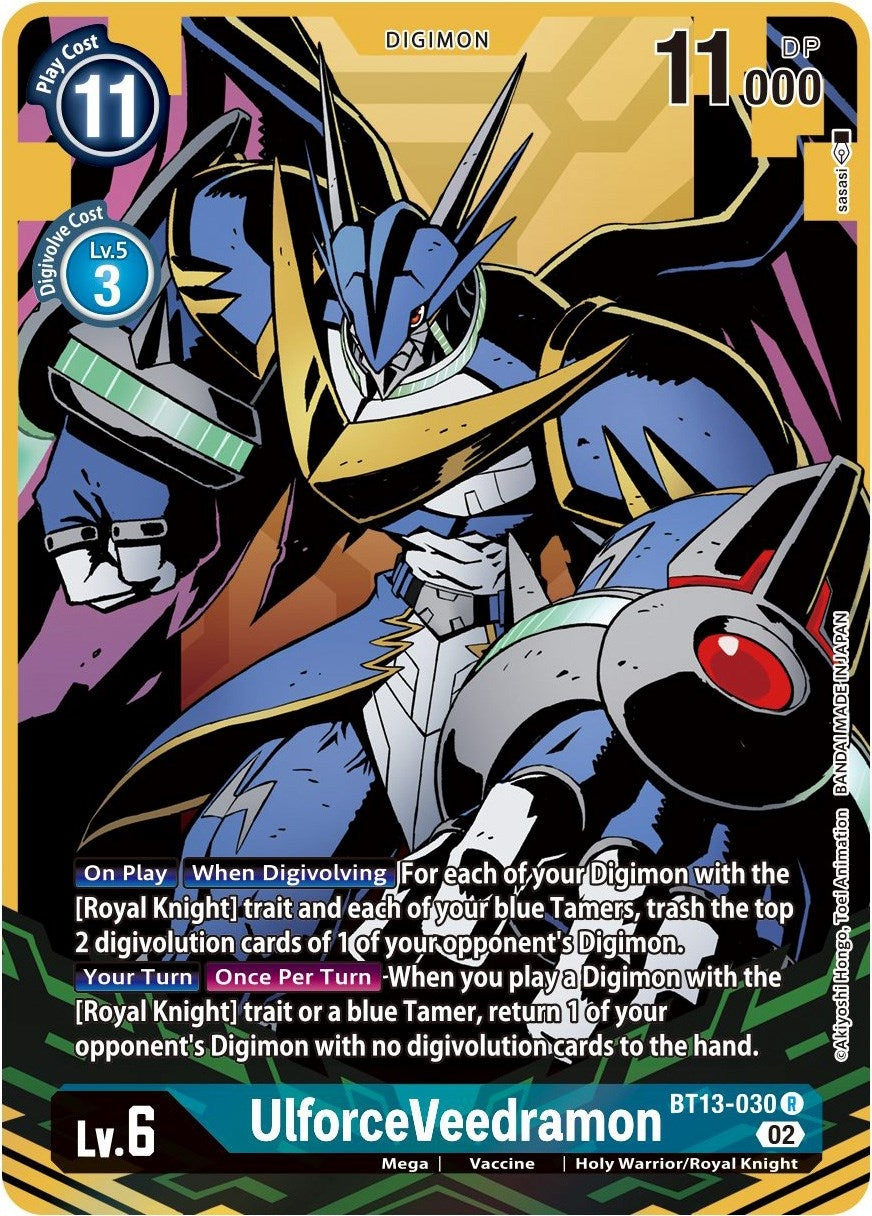 Image for UlforceVeedramon (Alternate Art) (BT13-030 R) (BT13) - Digimon Card Game