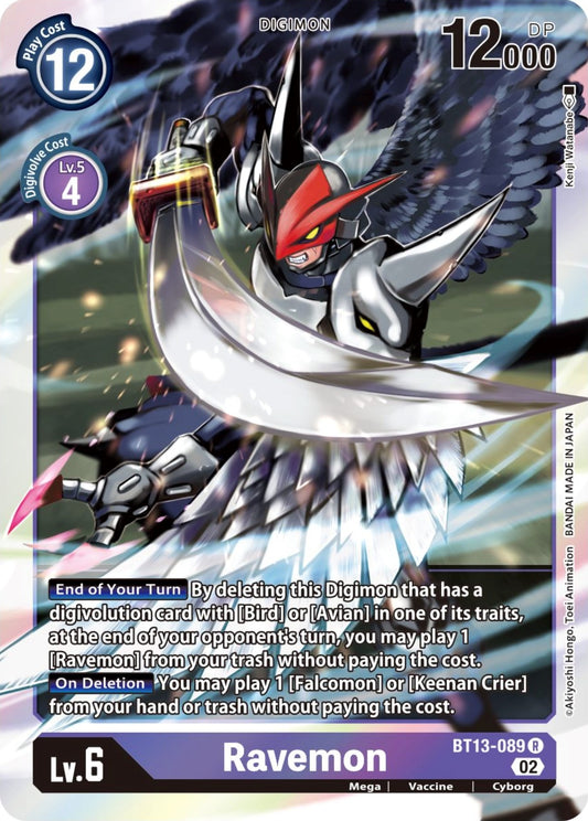 Image for Ravemon (BT13-089 R) (BT13) - Digimon Card Game