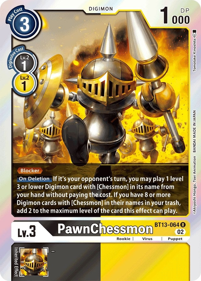 Image for PawnChessmon - BT13-064 (BT13-064 R) (BT13) - Digimon Card Game