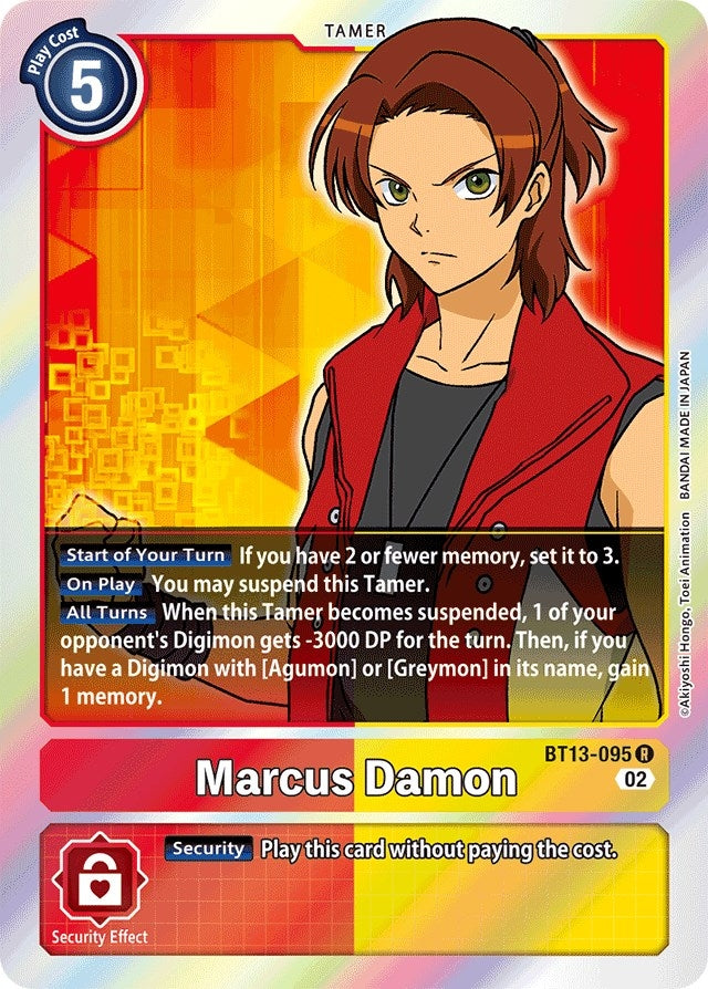 Image for Marcus Damon (BT13-095 R) (BT13) - Digimon Card Game