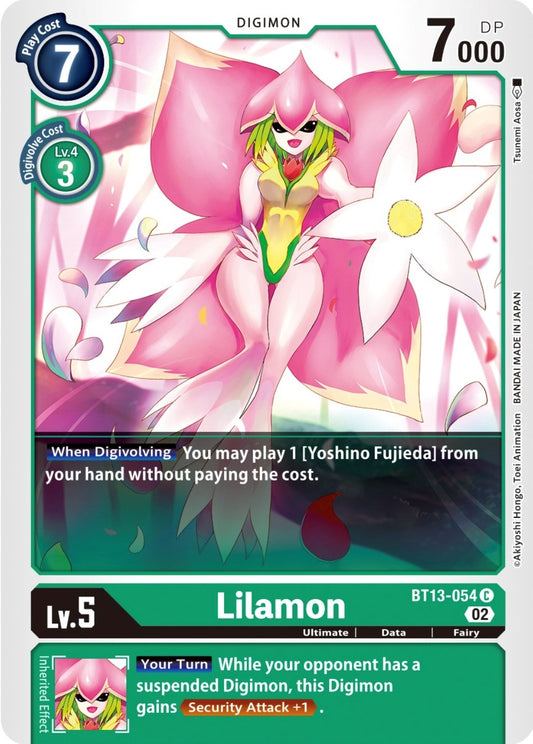 Image for Lilamon (BT13-054 C) (BT13) - Digimon Card Game
