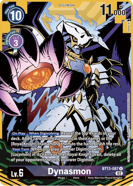 Image for Dynasmon (Alternate Art) (BT13-087 R) (BT13) - Digimon Card Game