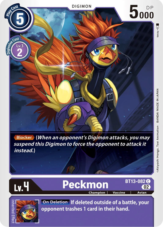 Image for Peckmon (BT13-082 C) (BT13) - Digimon Card Game