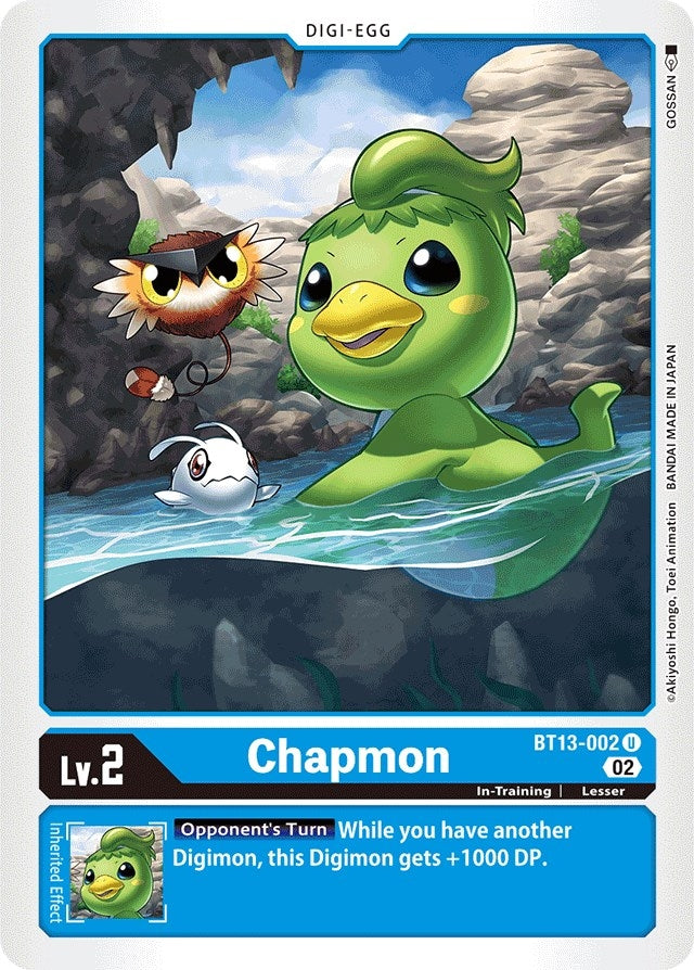 Image for Chapmon (BT13-002 U) (BT13) - Digimon Card Game