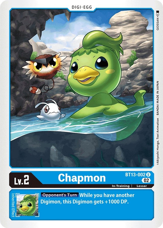 Image for Chapmon (BT13-002 U) (BT13) - Digimon Card Game