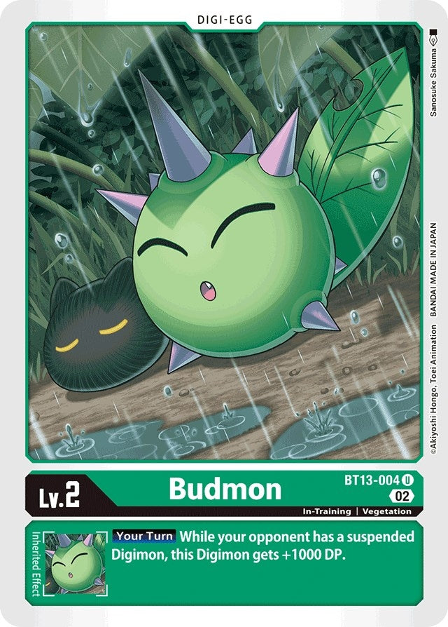 Image for Budmon (BT13-004 U) (BT13) - Digimon Card Game