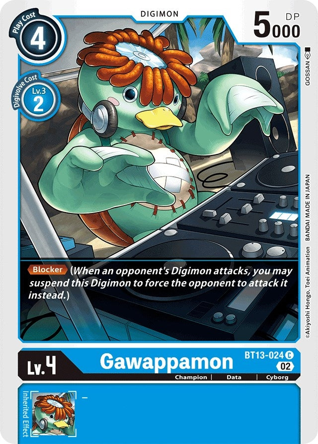 Image for Gawappamon (BT13-024 C) (BT13) - Digimon Card Game
