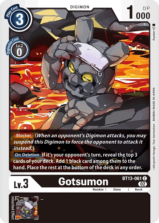 Image for Gotsumon (BT13-061 C) (BT13) - Digimon Card Game
