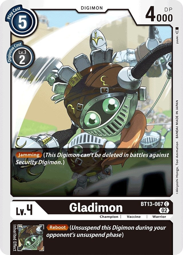 Image for Gladimon (BT13-067 C) (BT13) - Digimon Card Game