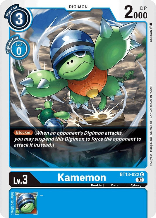 Image for Kamemon (BT13-022 C) (BT13) - Digimon Card Game