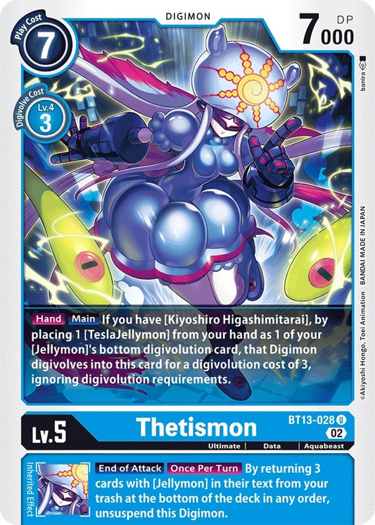 Image for Thetismon (BT13-028 U) (BT13) - Digimon Card Game