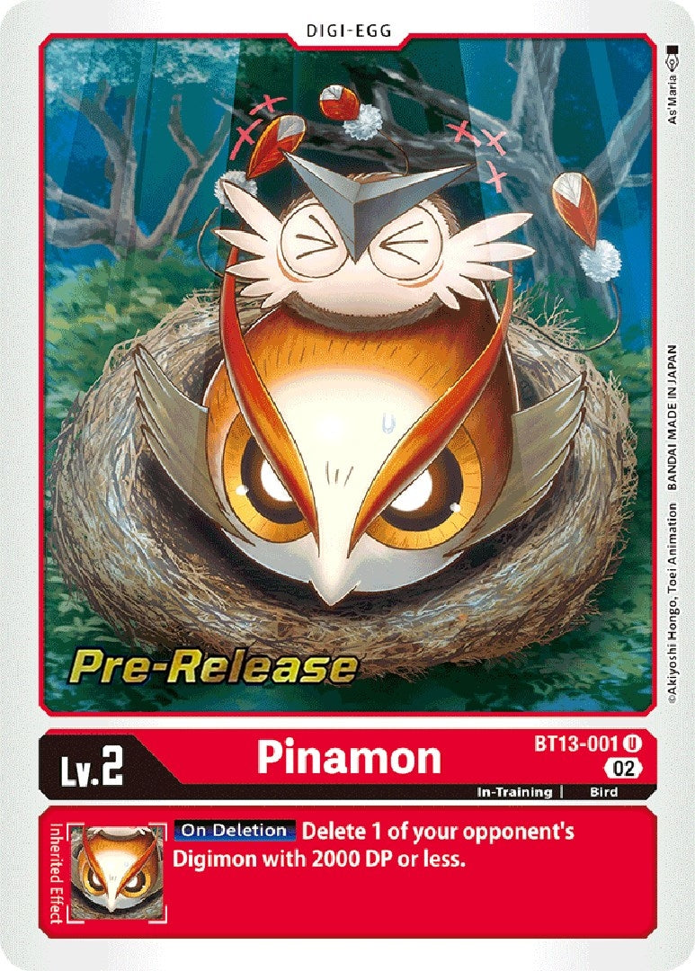 Image for Pinamon (BT13-001 U) (BT13_PR) - Digimon Card Game