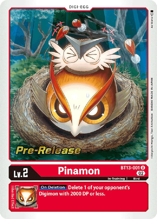Image for Pinamon (BT13-001 U) (BT13_PR) - Digimon Card Game