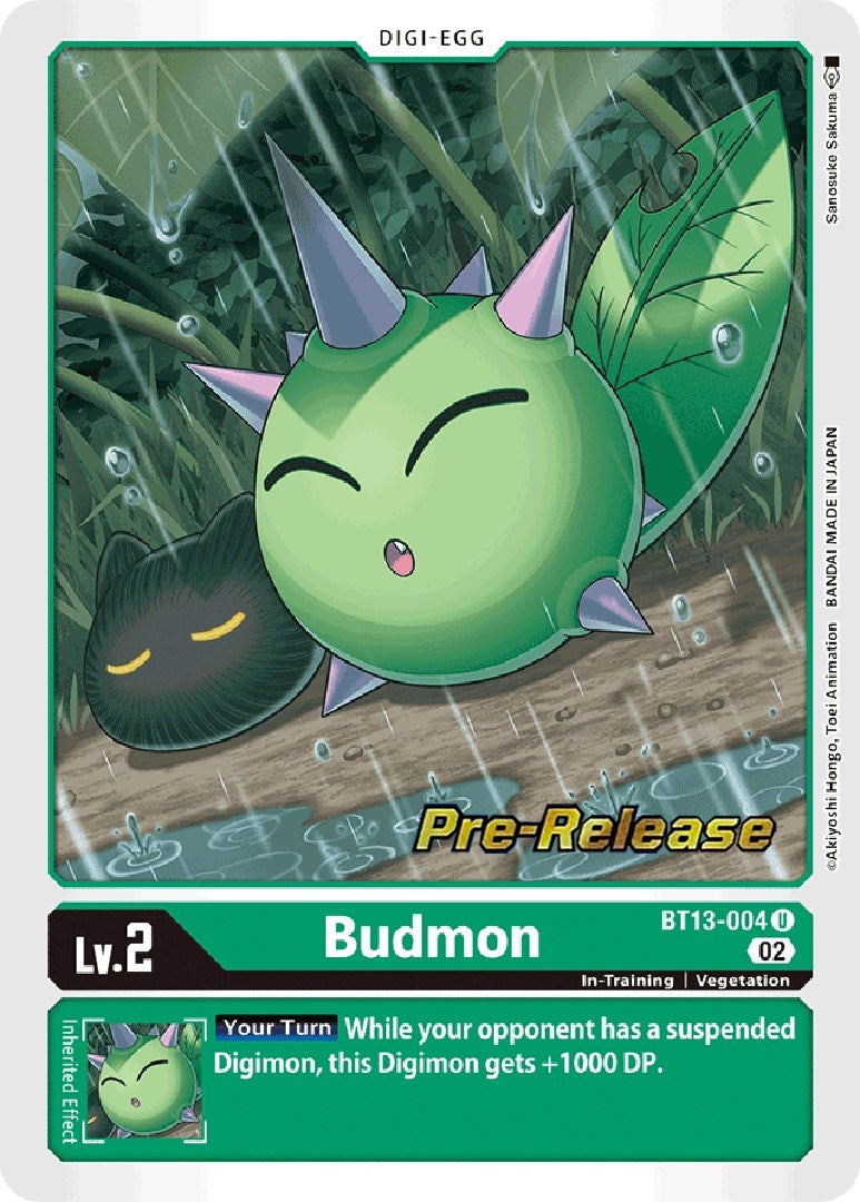 Image for Budmon (BT13-004 U) (BT13_PR) - Digimon Card Game