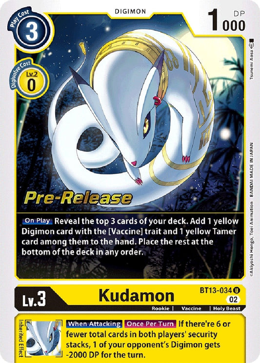 Image for Kudamon (BT13-034 U) (BT13_PR) - Digimon Card Game