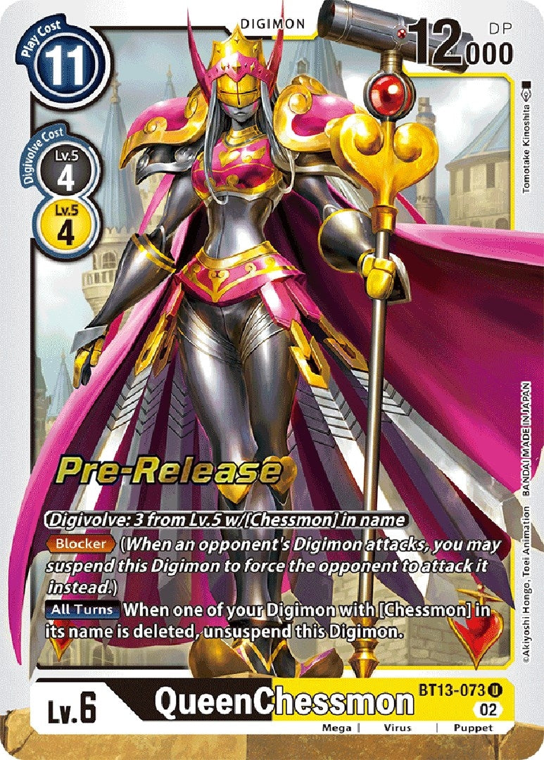 Image for QueenChessmon (BT13-073 U) (BT13_PR) - Digimon Card Game