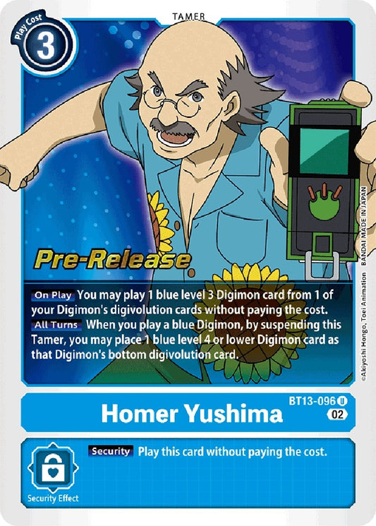 Image for Homer Yushima (BT13-096 U) (BT13_PR) - Digimon Card Game