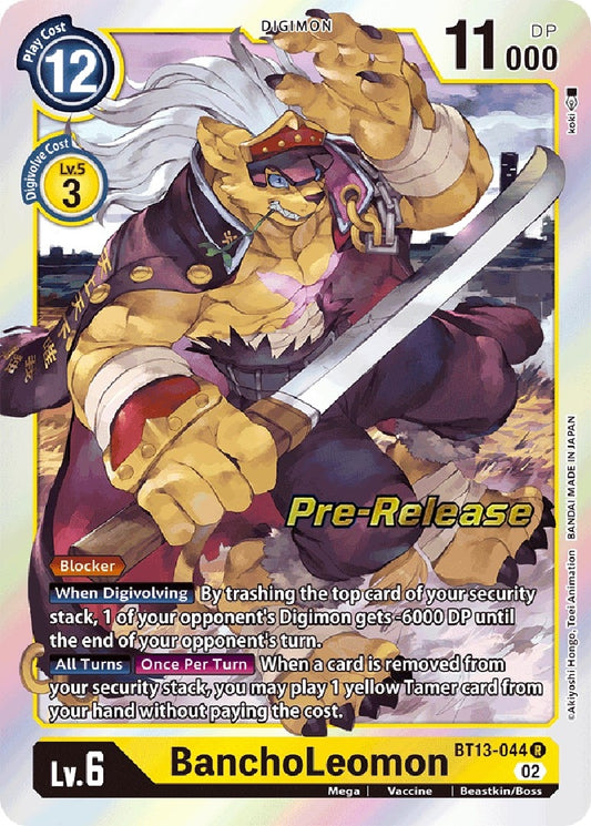Image for BanchoLeomon (BT13-044 R) (BT13_PR) - Digimon Card Game