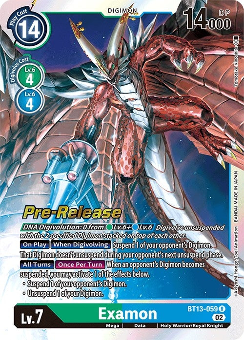 Image for Examon (BT13-059 R) (BT13_PR) - Digimon Card Game