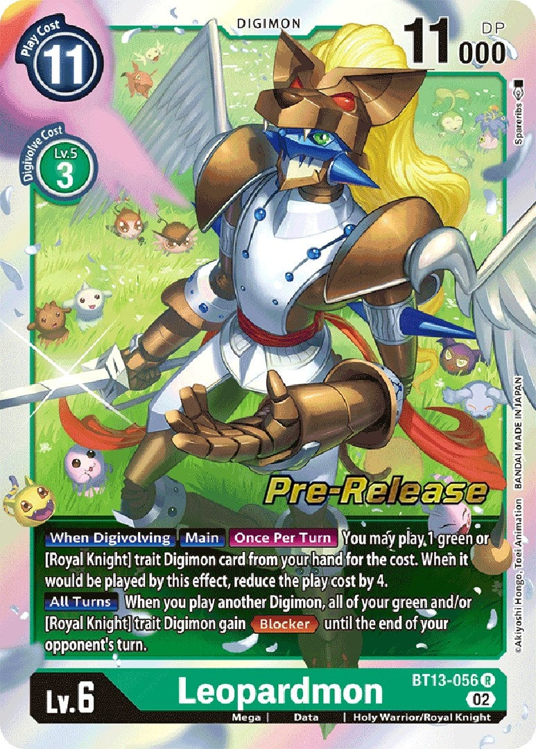 Image for Leopardmon (BT13-056 R) (BT13_PR) - Digimon Card Game