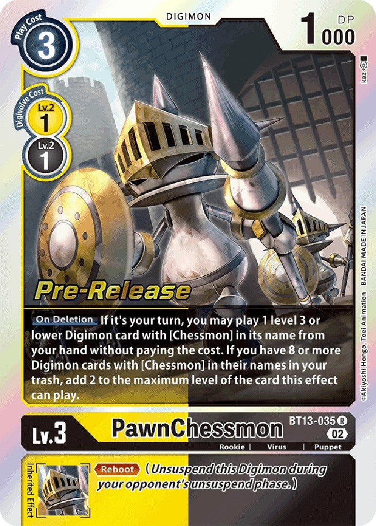 Image for PawnChessmon - BT13-035 (BT13-035 R) (BT13_PR) - Digimon Card Game