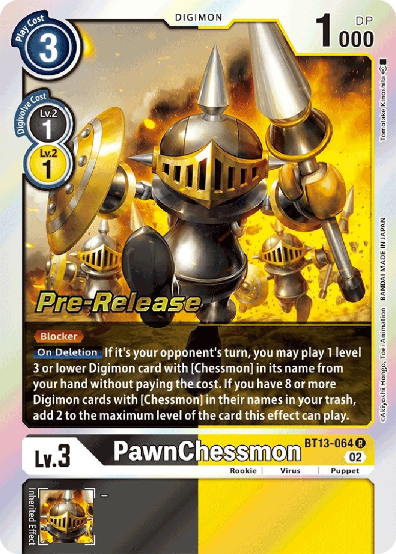 Image for PawnChessmon - BT13-064 (BT13-064 R) (BT13_PR) - Digimon Card Game