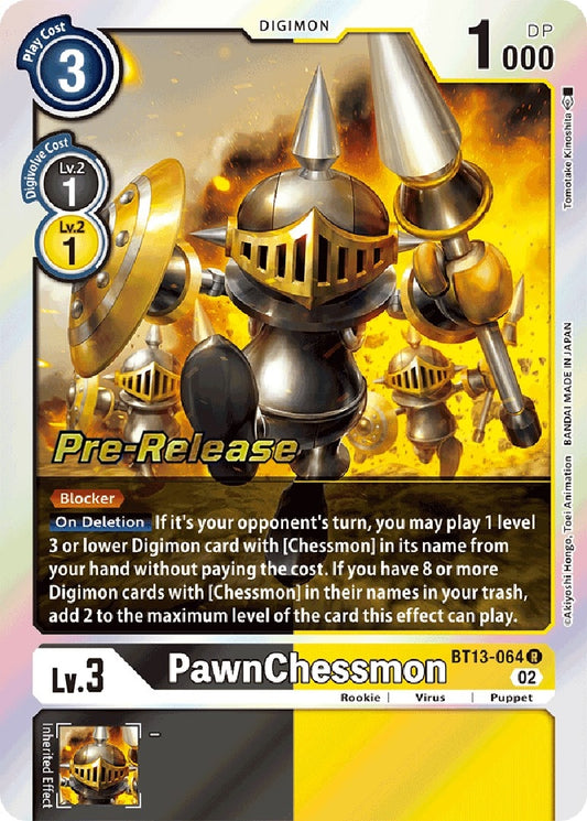 Image for PawnChessmon - BT13-064 (BT13-064 R) (BT13_PR) - Digimon Card Game