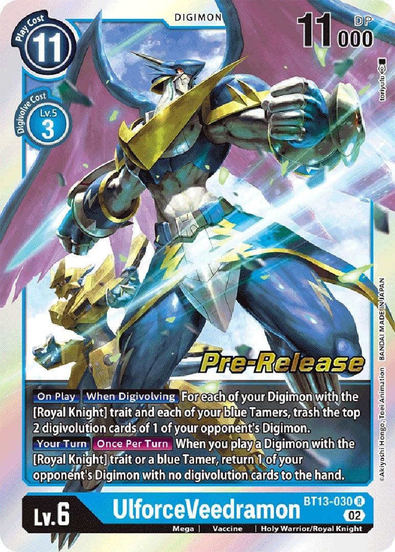Image for UlforceVeedramon (BT13-030 R) (BT13_PR) - Digimon Card Game