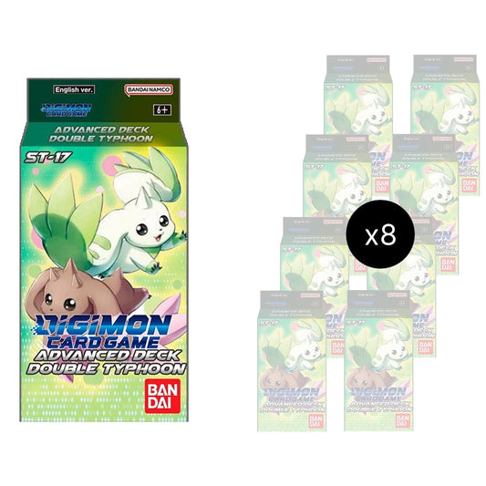 Image for Double Typhoon Advanced Starter Deck Display - Digimon Card Game